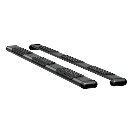 Luverne Truck Equipment O-MEGA II 6IN OVAL STEPS BLACK TEXTURED POWDER COAT 584098-571032